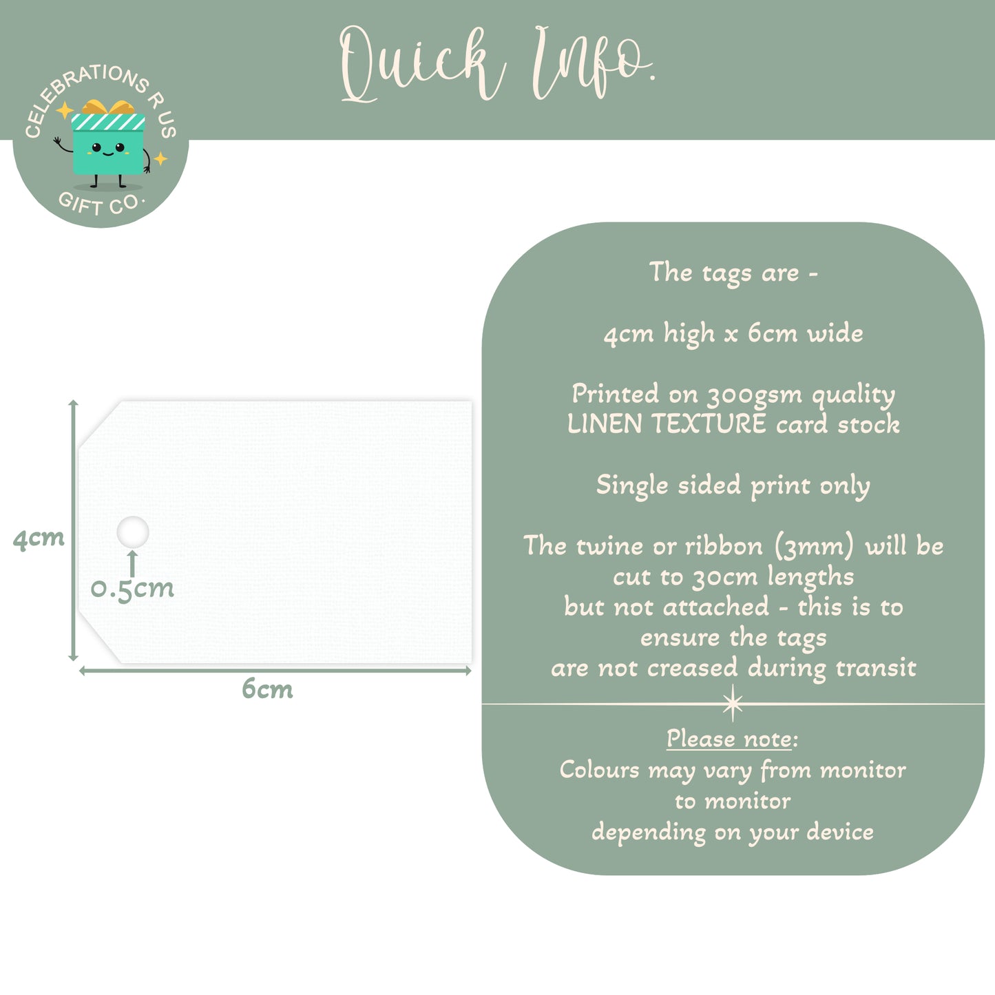 PERSONALISED DOVE CHRISTENING TAGS PK15 T029