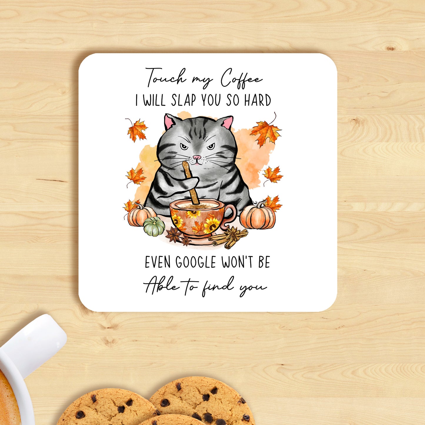 TOUCH MY COFFEE CAT MUG MG003