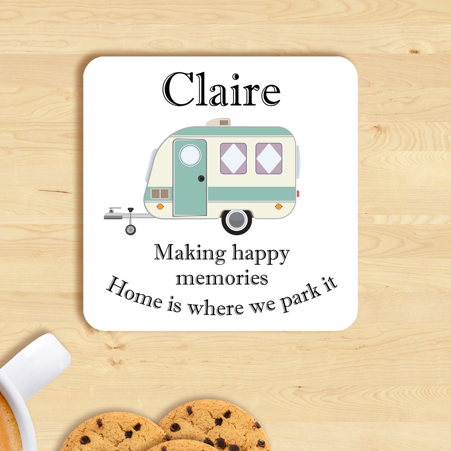 PERSONALISED CARAVAN MUG (6 COLOURS) MG010