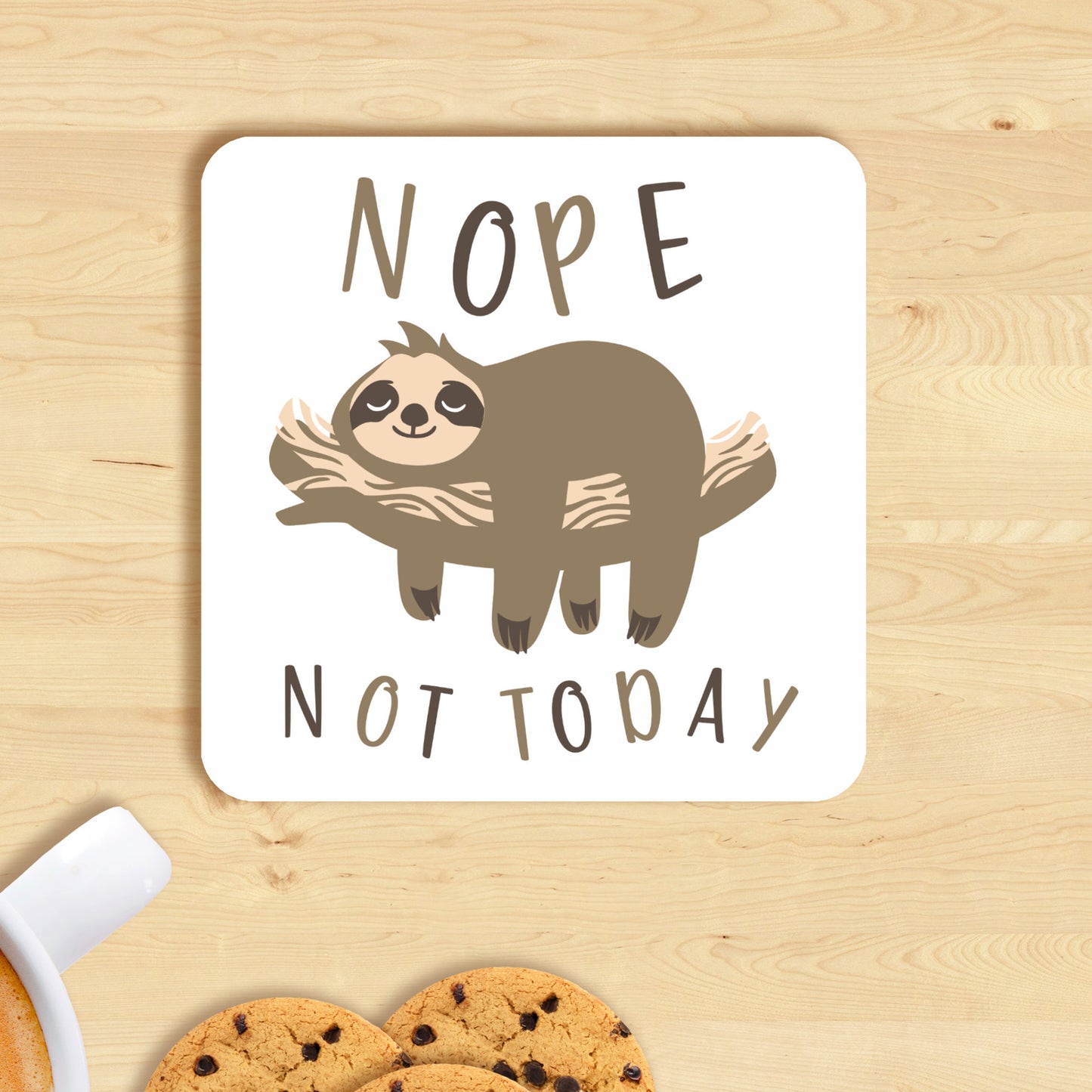 NOPE, NOT TODAY SLOTH MUG - MG064