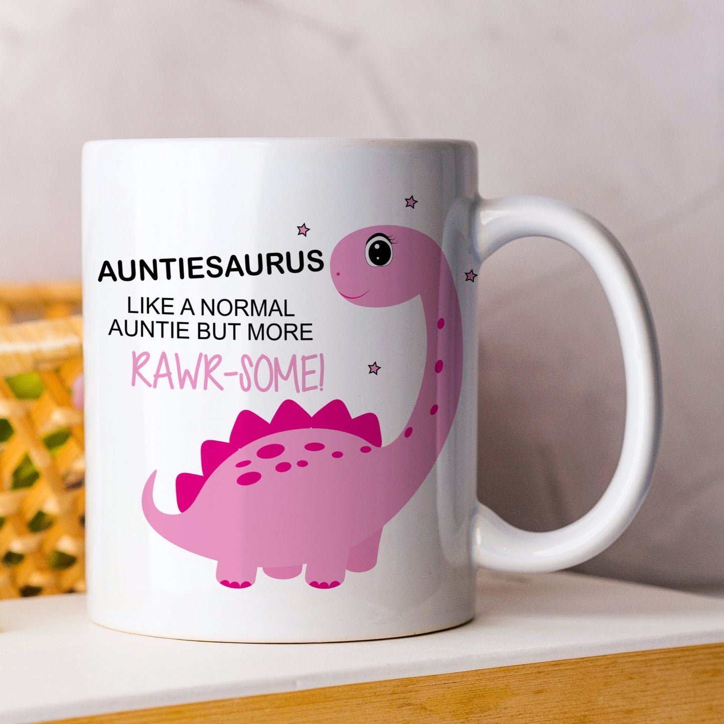 PINK AUNTIESAURUS MUG MG105