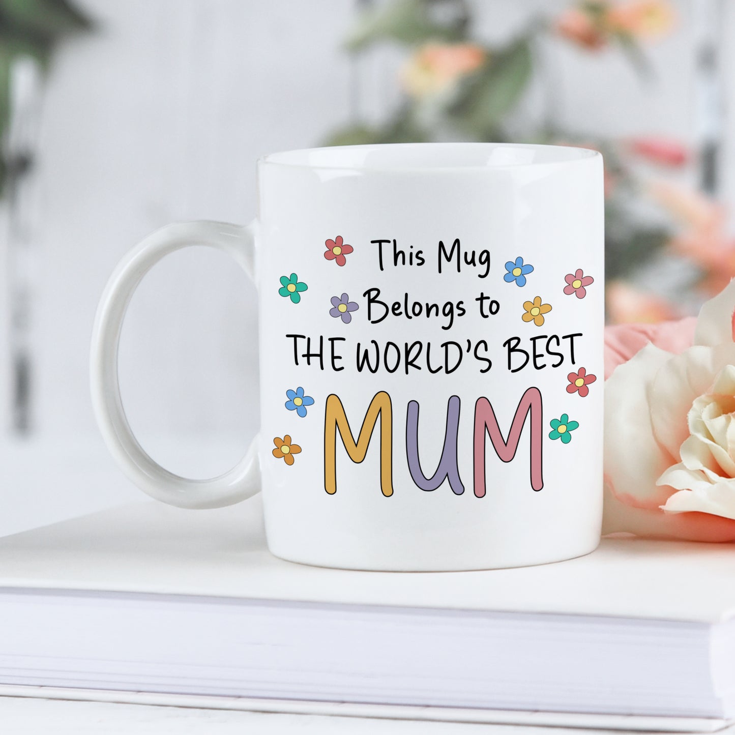 PERSONALISED WORLD'S BEST MUM MUG AND COASTER MG070