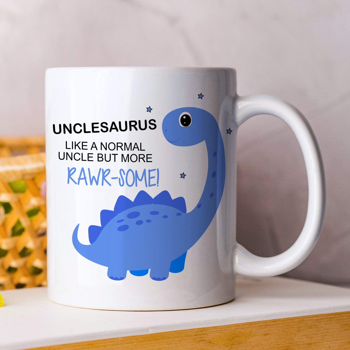 BLUE UNCLESAURUS MUG MG105