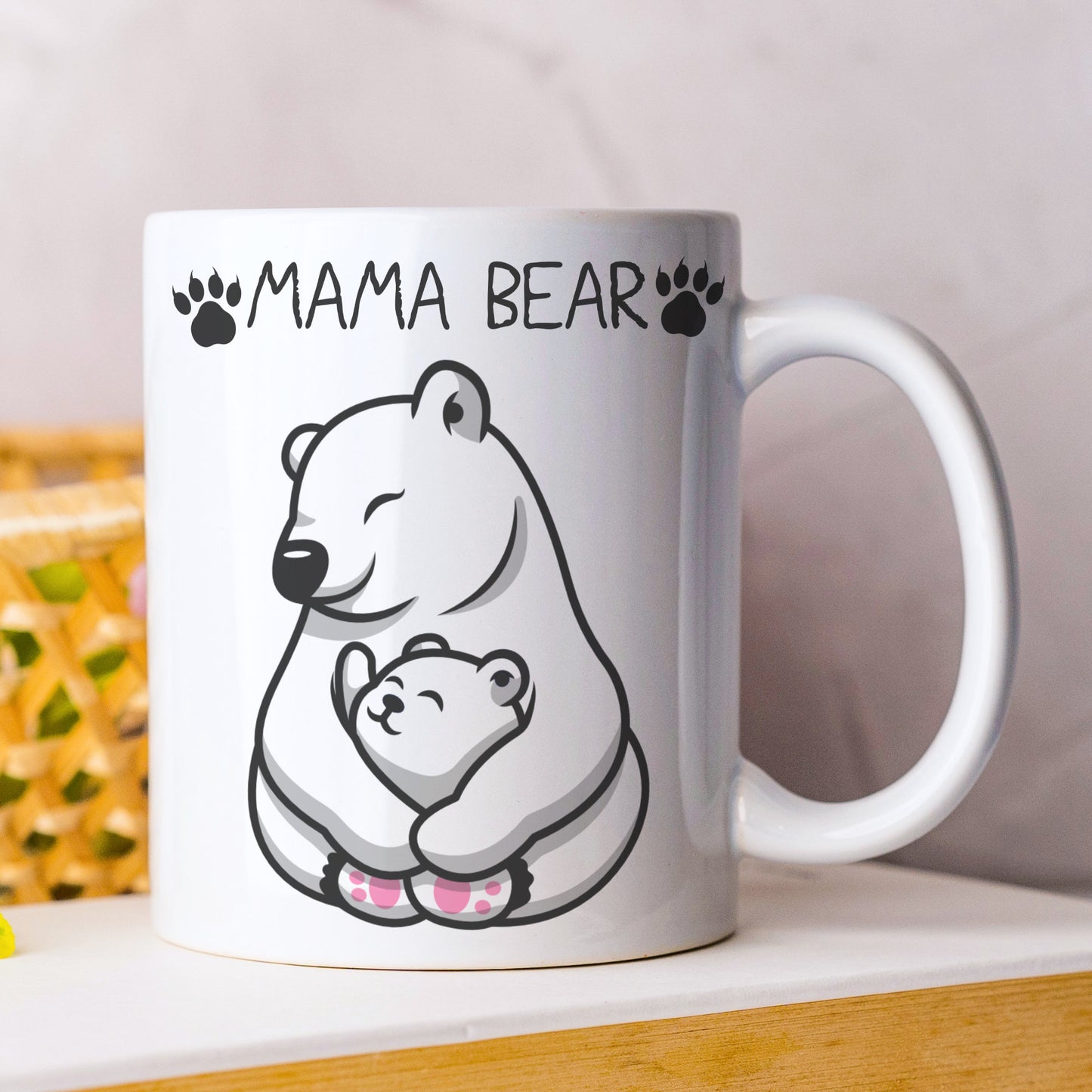 MAMA BEAR MUG AND COASTER - MG109
