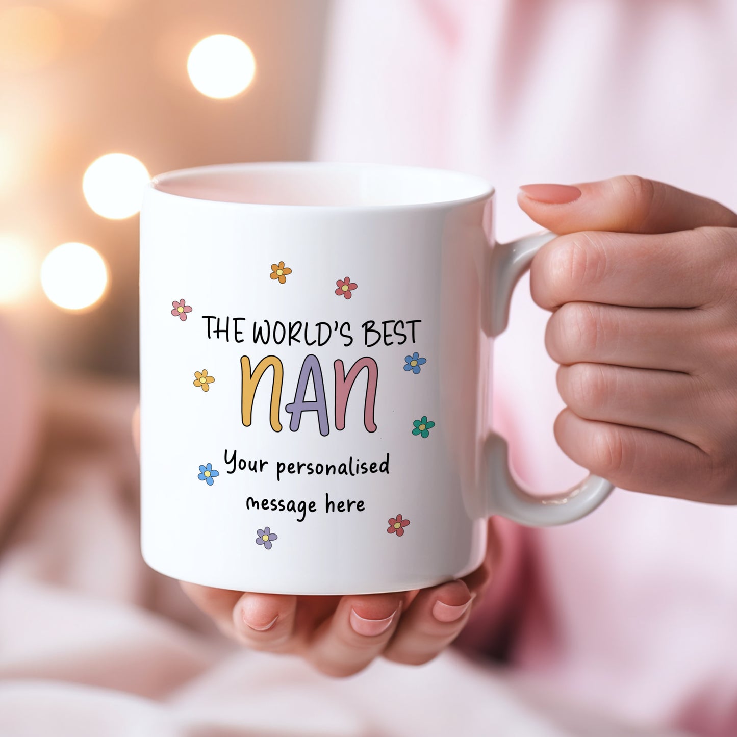 PERSONALISED WORLD'S BEST NAN MUG AND COASTER MG073