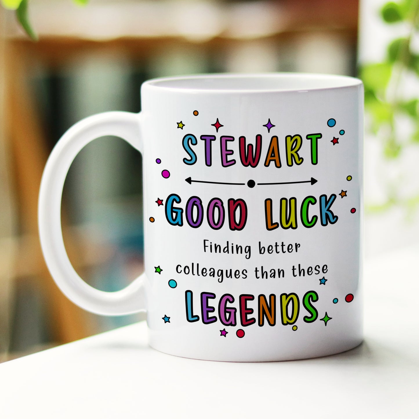 PERSONALISED LEGEND COLLEAGUES MUG & COASTER - MG119