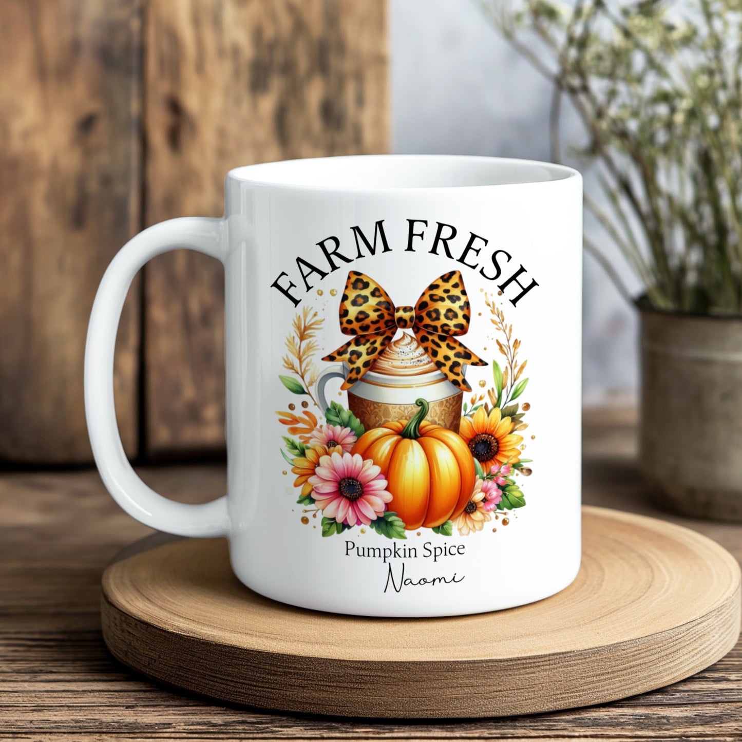 PERSONALISED PUMPKIN SPICE AUTUMN MUG MG076