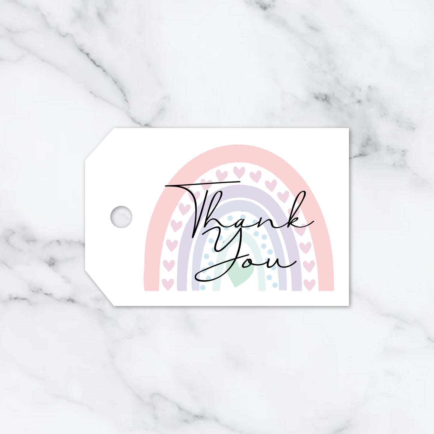 RAINBOW PK15 THANK YOU TAGS T045