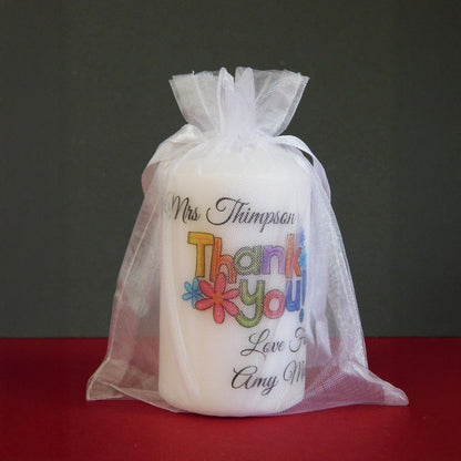 CUSTOM THANK YOU CANDLE