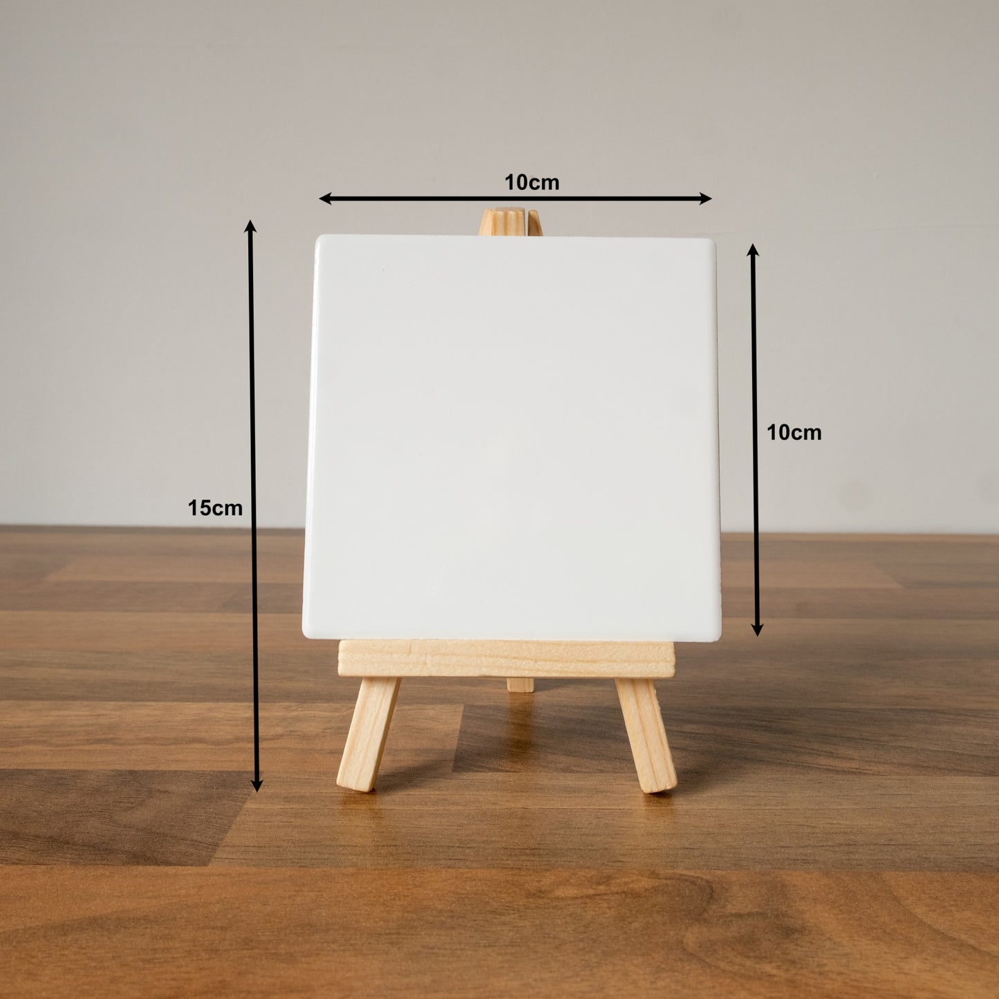 BABY SCAN PHOTO CERAMIC TILE WITH WOODEN EASEL