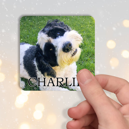 PERSONALISED PET PHOTO COASTER MG127