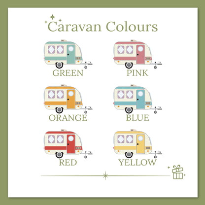 PERSONALISED CARAVAN MUG (6 COLOURS) MG010