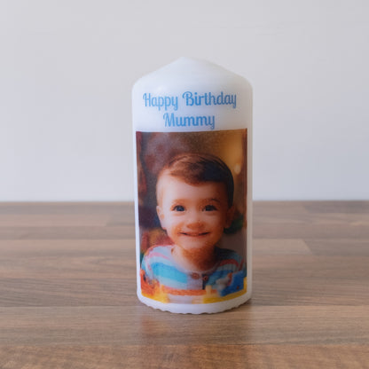 PERSONALISED PHOTO CANDLE