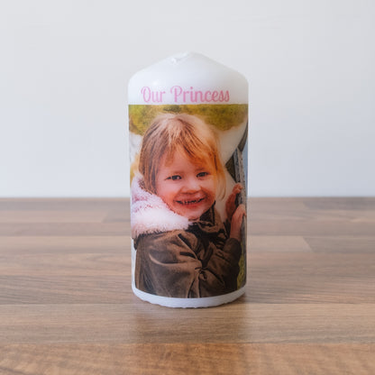 PERSONALISED PHOTO CANDLE