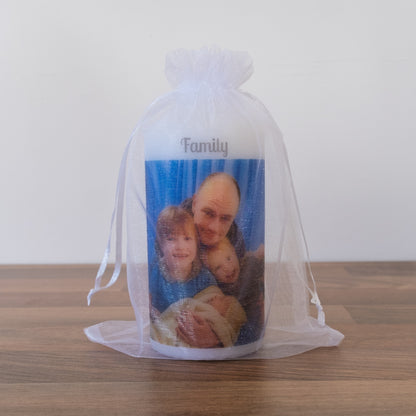 PERSONALISED PHOTO CANDLE