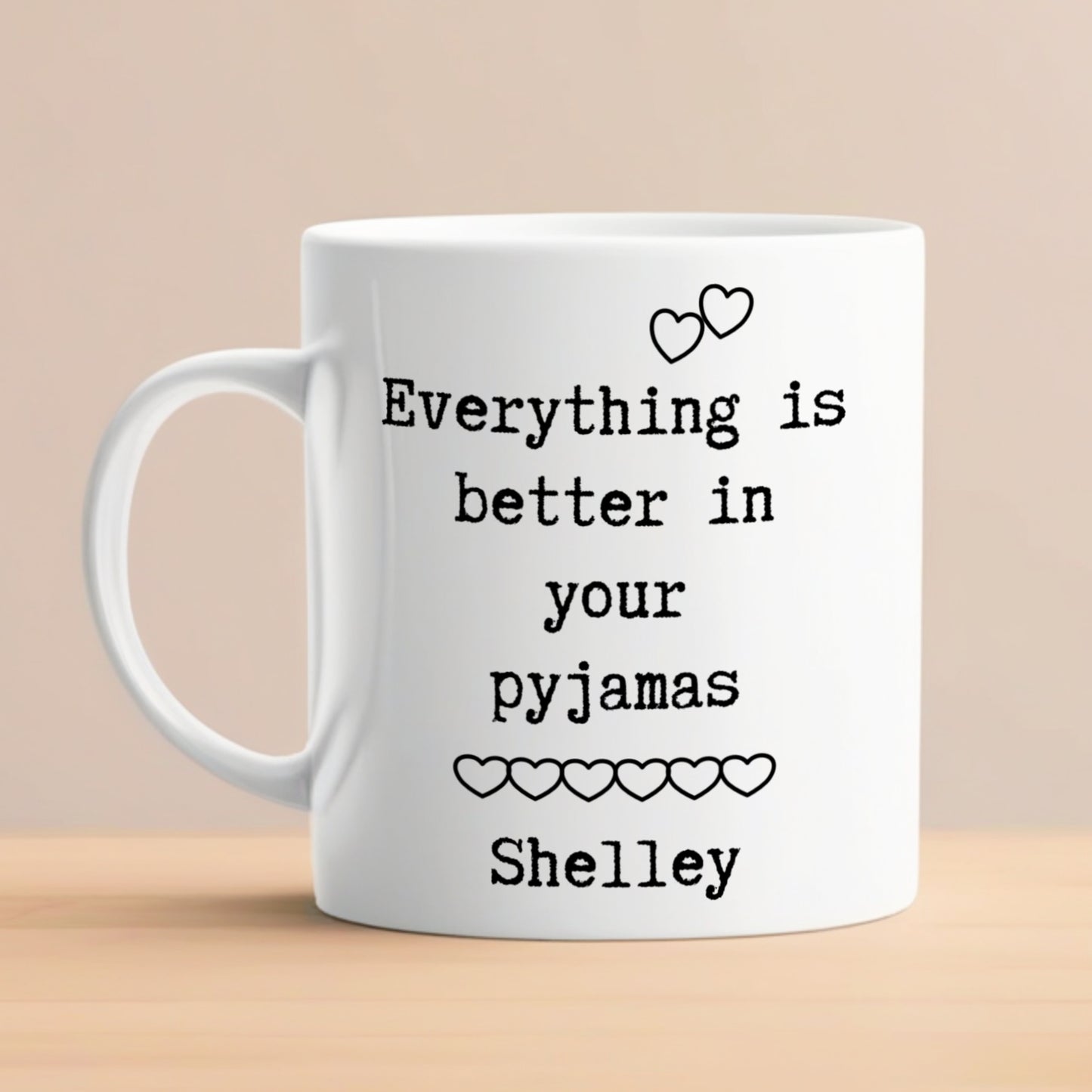 PERSONALISED "PYJAMAS" MUG MG090