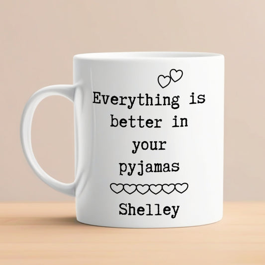PERSONALISED "PYJAMAS" MUG MG090