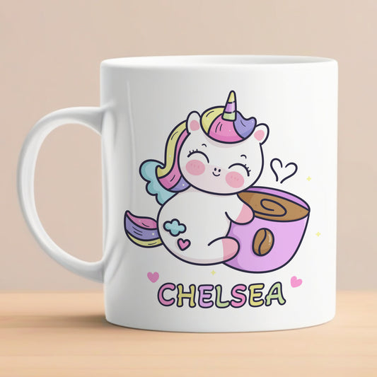 PERSONALISED PASTEL UNICORN MUG MG045