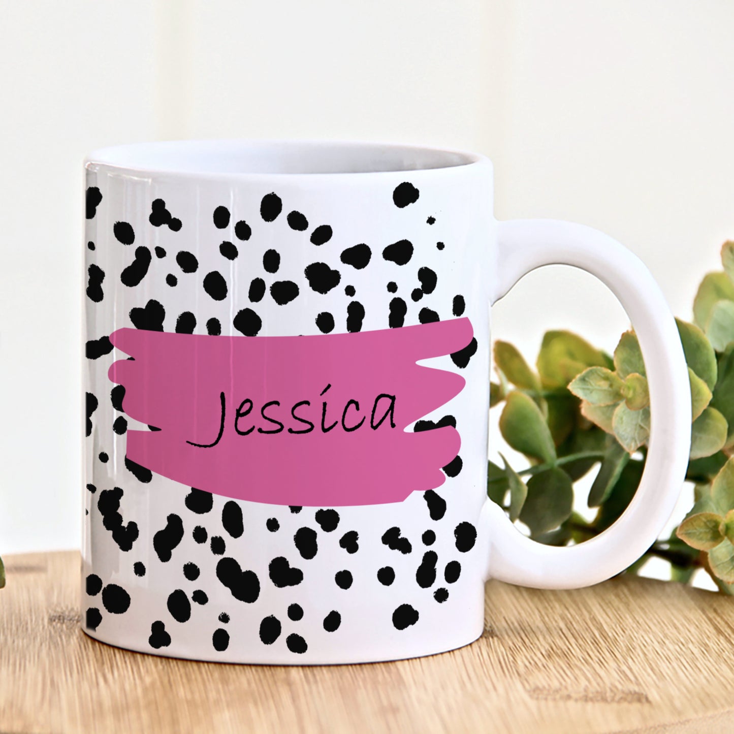 PERSONALISED DALMATIAN PATTERNED MUG MG087