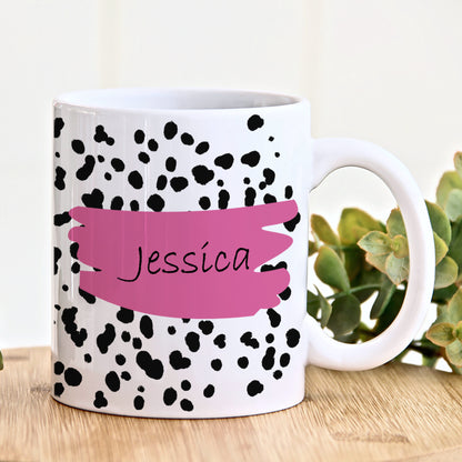 PERSONALISED DALMATIAN PATTERNED MUG MG087