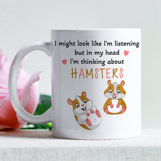 FUNNY AND CUTE HAMSTER MUG & COASTER - MG101