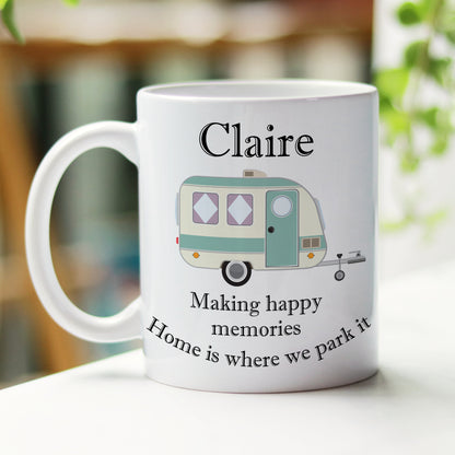 PERSONALISED CARAVAN MUG (6 COLOURS) MG010