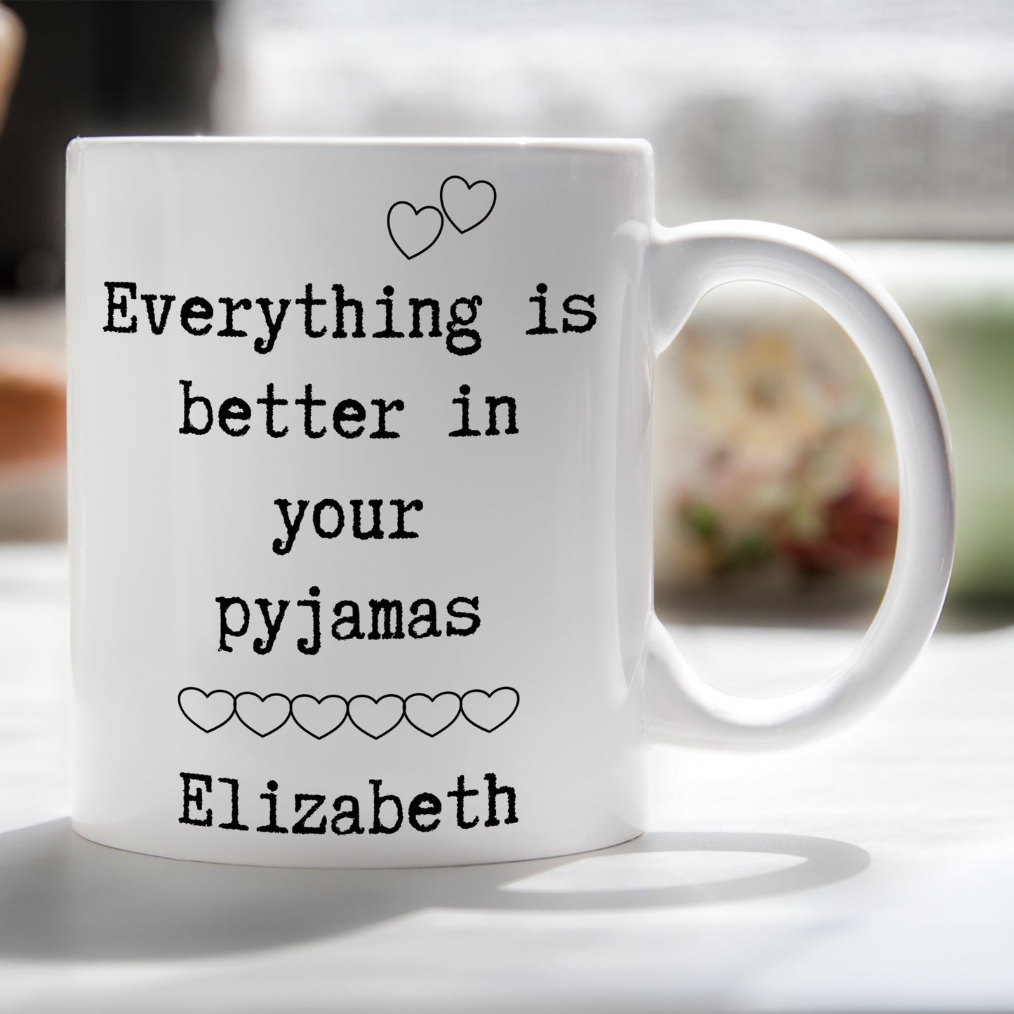 PERSONALISED "PYJAMAS" MUG MG090