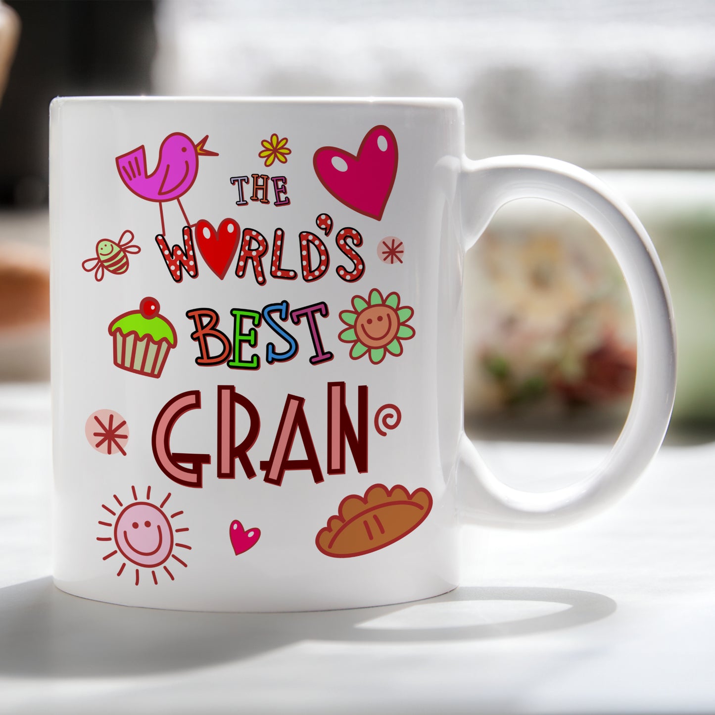WORLD'S BEST GRAN MUG AND COASTER - MG53