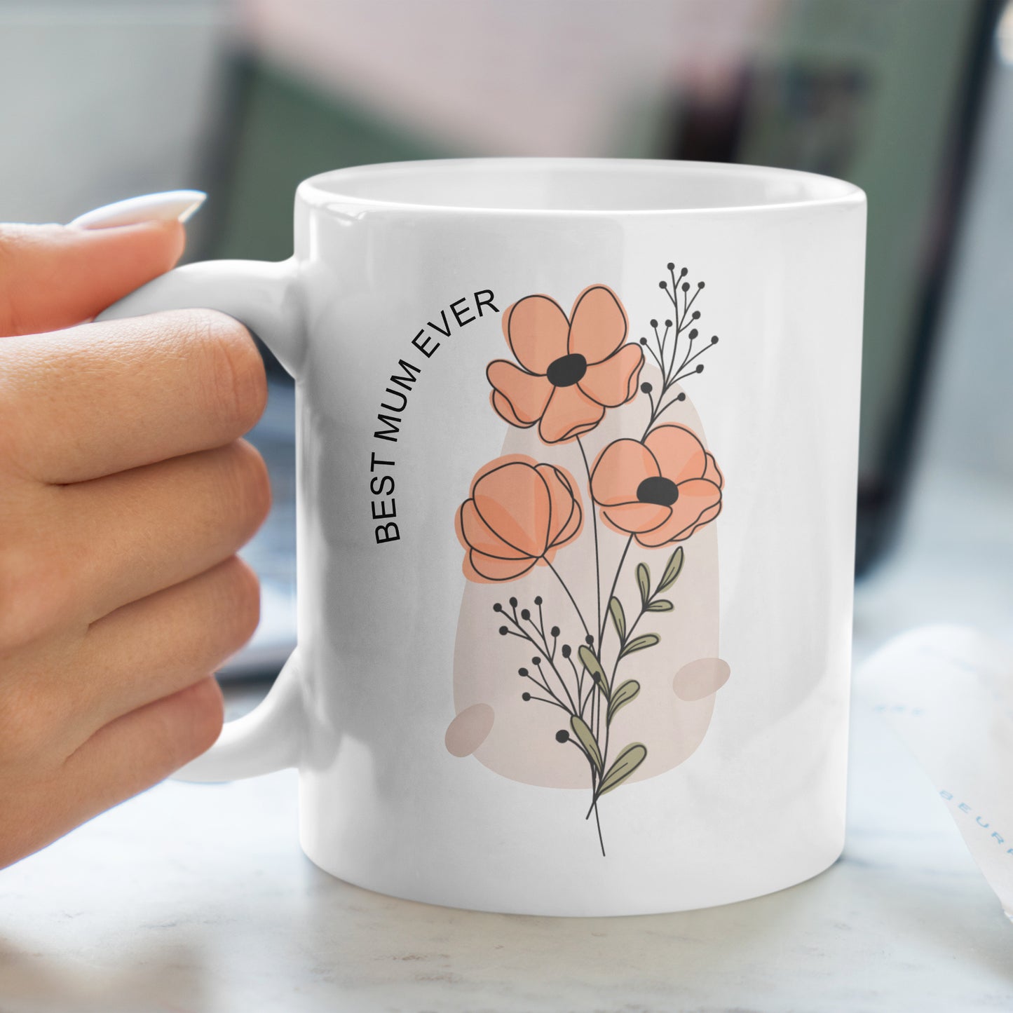 BEST MUM EVER DOUBLE SIDED MUG MG067