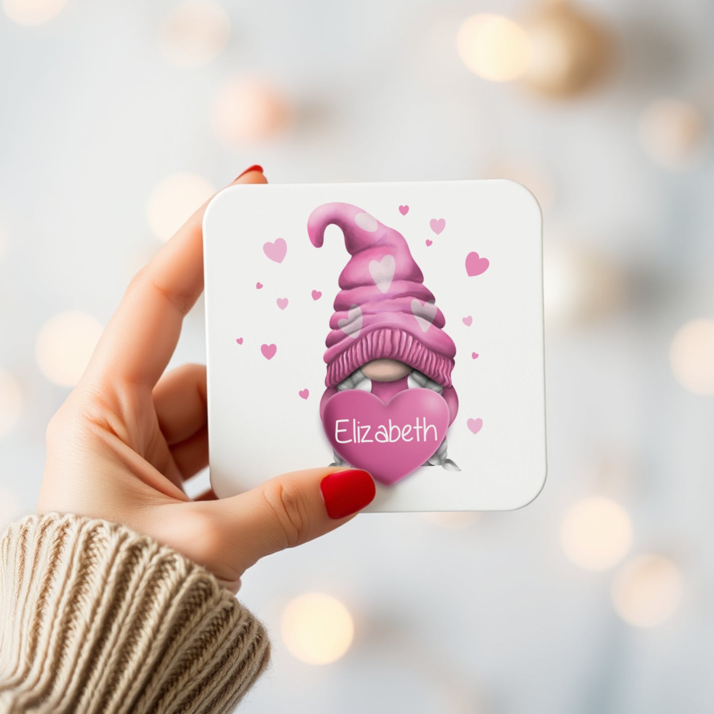 PERSONALISED PINK GONK MUG MG141