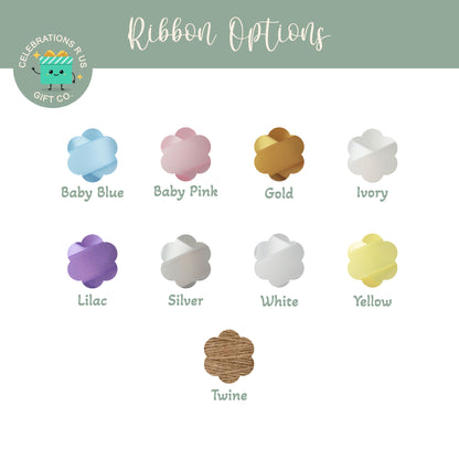 PERSONALISED PK15 BABY FOOTPRINTS BABY SHOWER TAGS T008