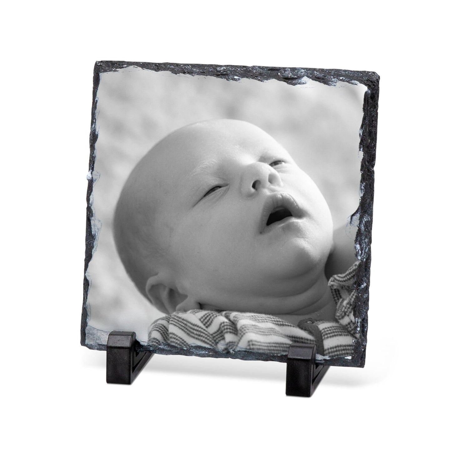 Personalised Photo Slate – Square 19cm x 19cm