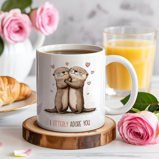 I OTTERLY ADORE YOU MUG
