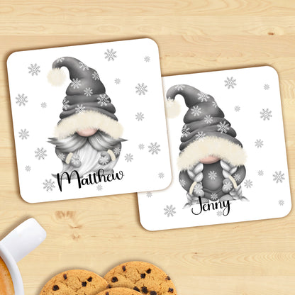 PERSONALISED GREY GONK / GNOME CHRISTMAS MUG MG058