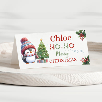 CUSTOM CHRISTMAS PLACE CARDS