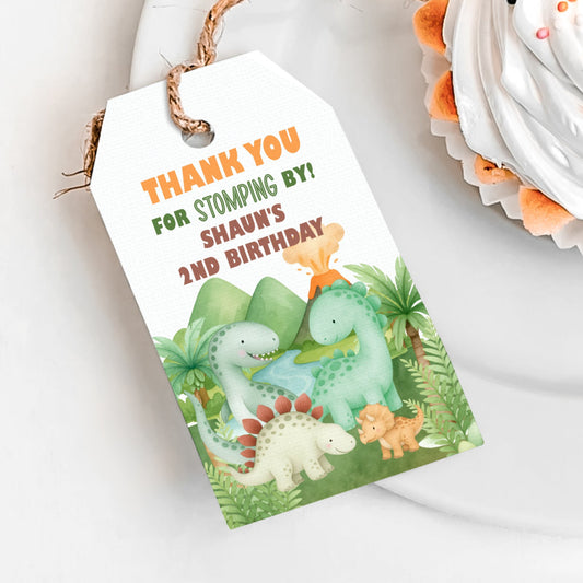 THANK YOU FOR STOMPING BY CUSTOM DINO TAGS (PK10)