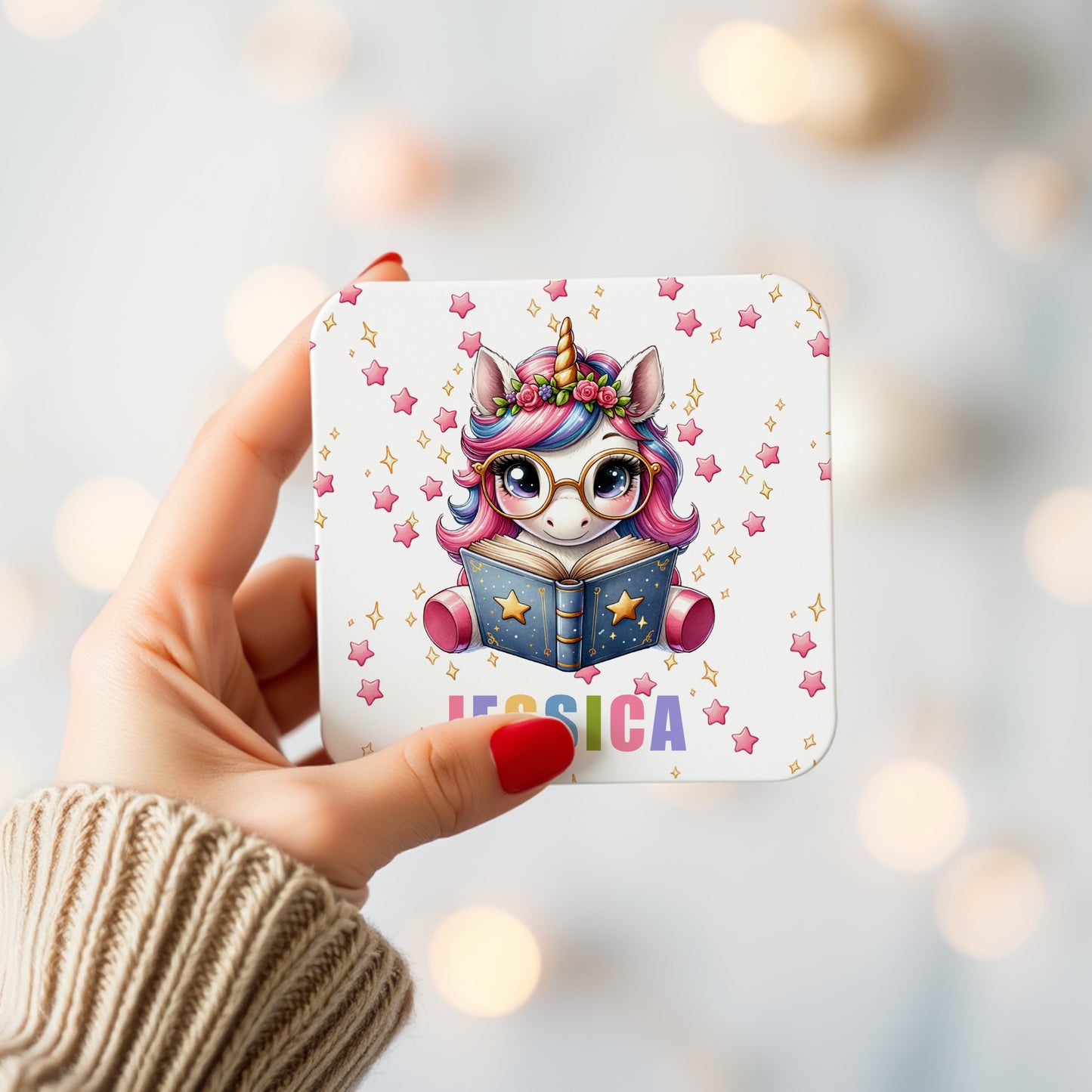 PERSONALISED BOOKISH UNICORN MUG