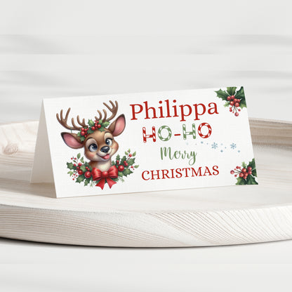 CUSTOM CHRISTMAS PLACE CARDS