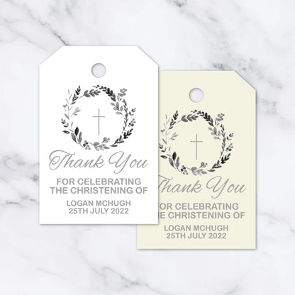 PERSONALISED PK15 BAPTISM, CHRISTENING, HOLY COMMUNION TAGS T025