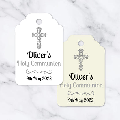 PERSONALISED PK15 CHRISTENING, BAPTISM, HOLY COMMUNION TAGS T026